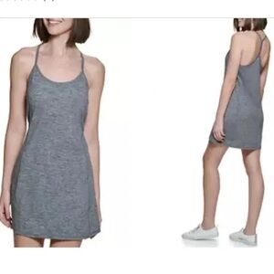 Ck Performance Women's Halter Peached Space Dye Sport Dress NWT